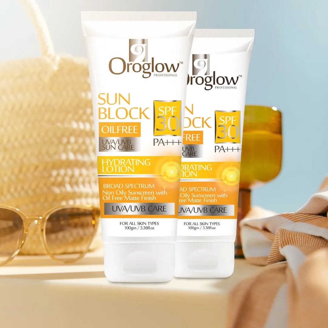 Oroglow Sunscreen - SPF 30 PA+++ sunscreen lotion (200 g)