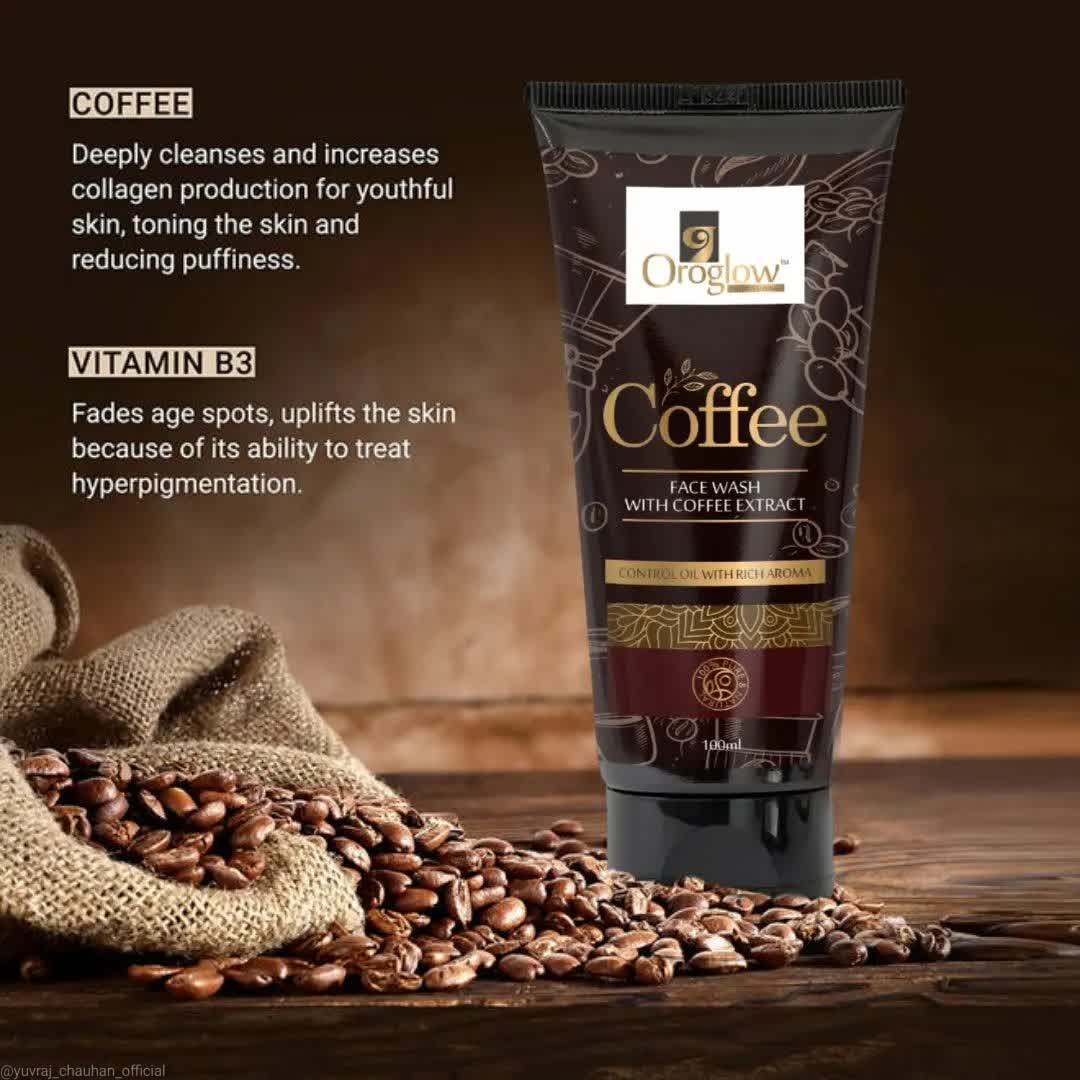 Oroglow Coffee Deep Cleanses | Reduces Puffiness Face Wash (100 ml)