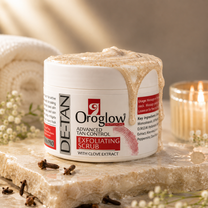 De-Tan Scrub for Face & Body | Oroglow Exfoliating Scrub