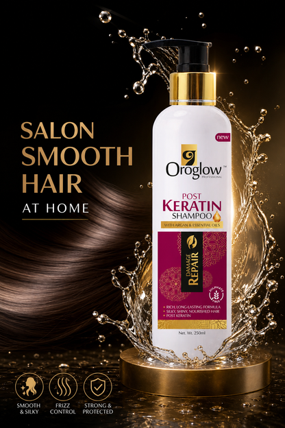 Oroglow Post Keratin Treatment Shampoo & Mask | Restores Keratin | - Oroglow professional