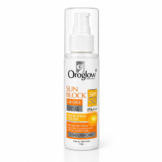 Oroglow SPF 50 Sunscreen Oil-Free | Matte Finish Sunblock (150g)