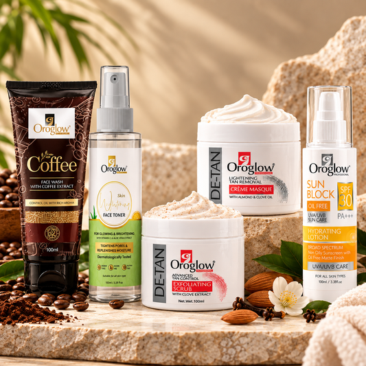 Oroglow De-Tan & Glow Complete Skincare Basket