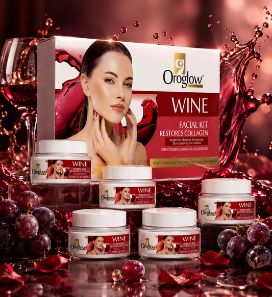 Oroglow Wine Facial kit