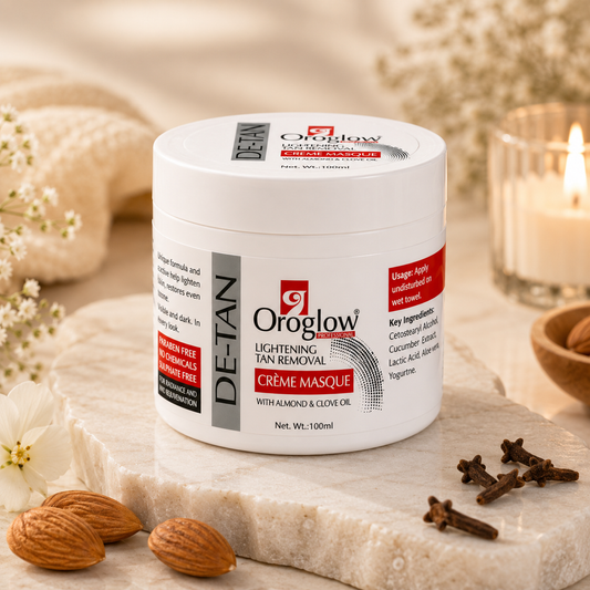De-Tan Face Mask for Brightening Skin | Oroglow Creme Masque