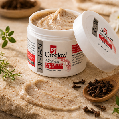De-Tan Scrub for Face & Body | Oroglow Exfoliating Scrub - Oroglow professional
