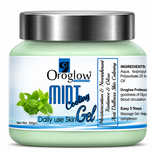 Oroglow Professional Mint Cooling Gel – Daily Use Skin Massage Gel