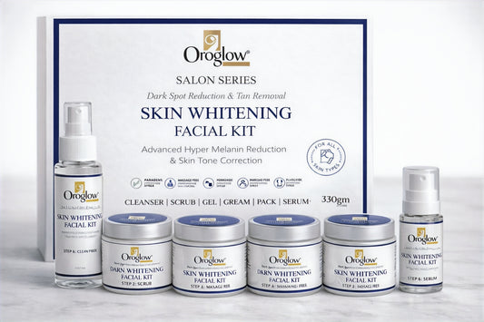 Oroglow Advanced Organics Skin Whitening Facial Kit – Dark Spot Reduction & Tan