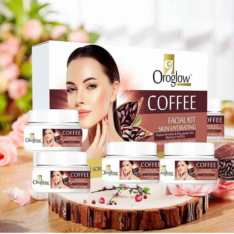 Oroglow Coffee Facial Kit Anti-Wrinkle Removes Dead Skin & Dirt Glowing and Radi
