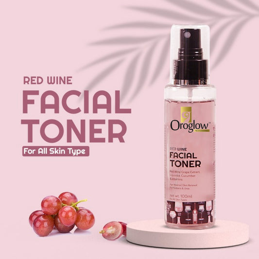 Oroglow Red wine face toner Men & Women (100 ml)